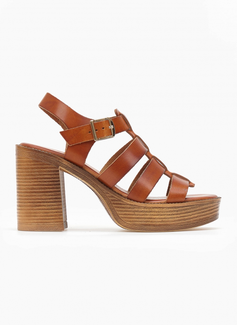 Πέδιλα δερμάτινα gladiator tfp