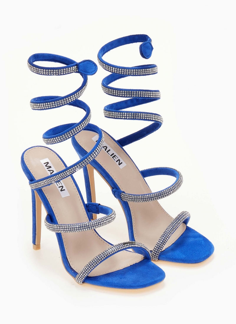 Πέδιλα lace up με στρας