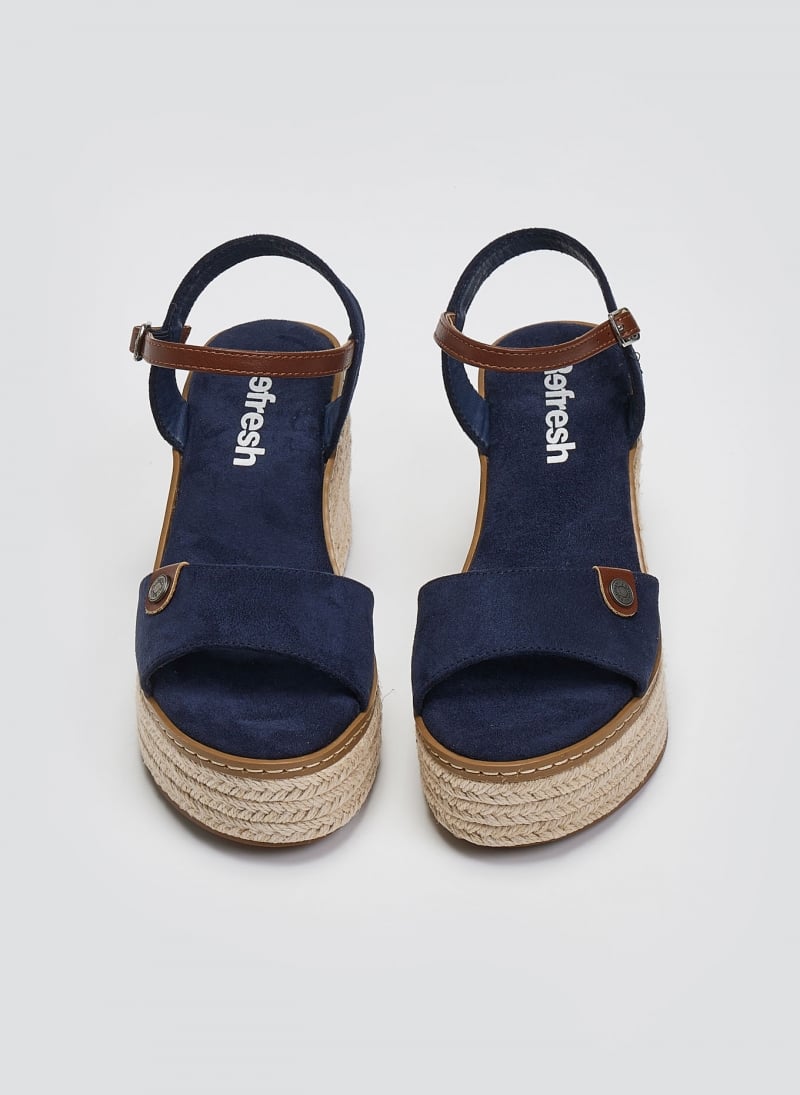 Πέδιλα suede με σχοινί στη σόλα Refresh 172578