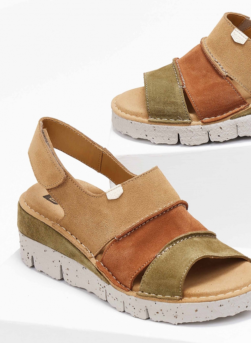 Πλατφόρμες suede ανατομικές με velcro On Foot