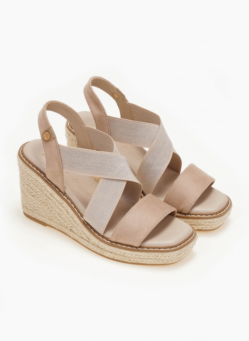 Πλατφόρμες suede με crossover λάστιχα Xti 142326