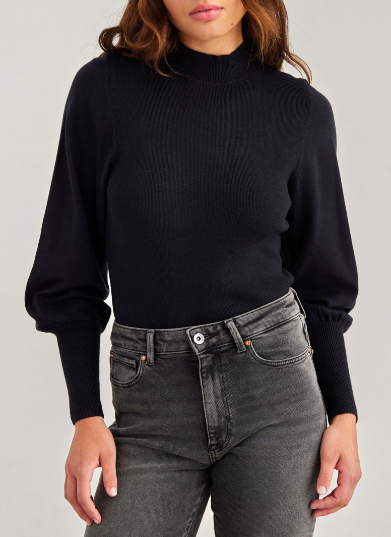 Πλεκτή μπλούζα με ψηλό γιακά Vero Moda 10290671
