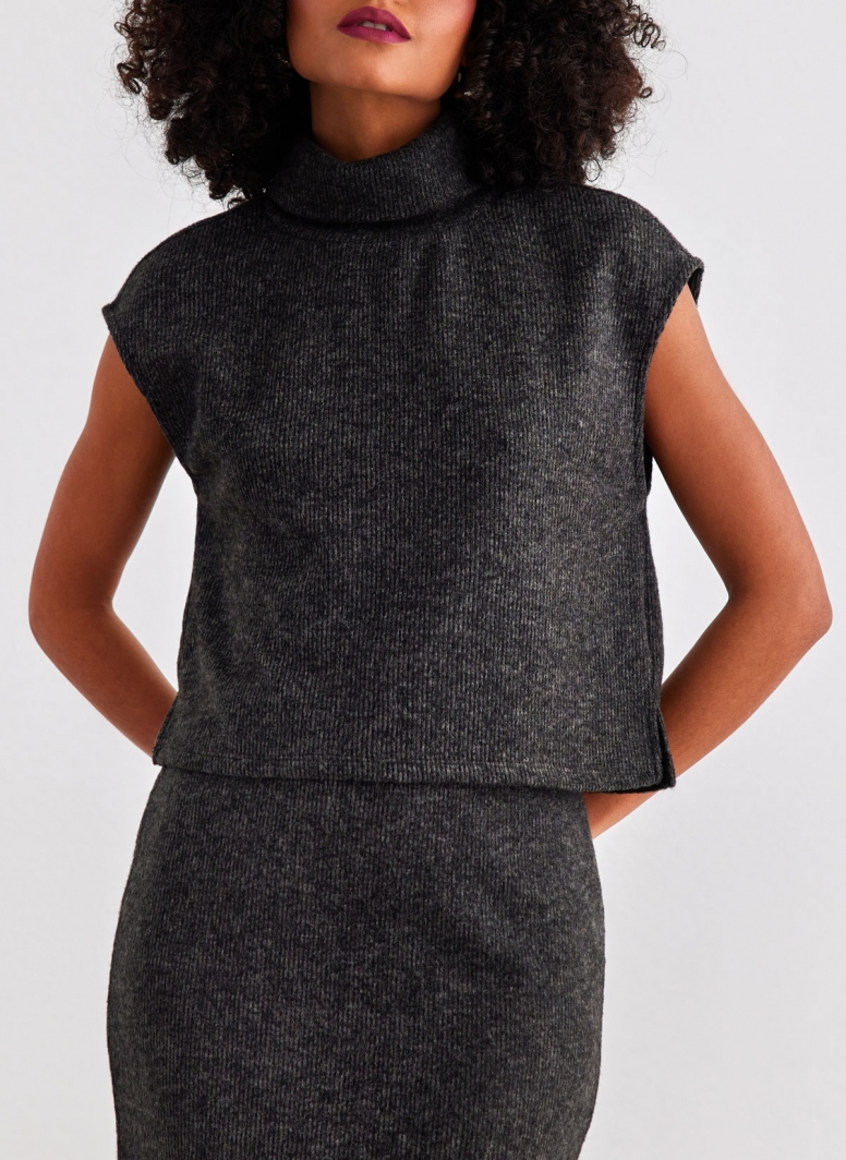 Πλεκτό αμάνικο ζιβάγκο Vero Moda 10299253