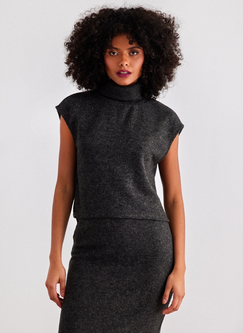 Πλεκτό αμάνικο ζιβάγκο Vero Moda 10299253
