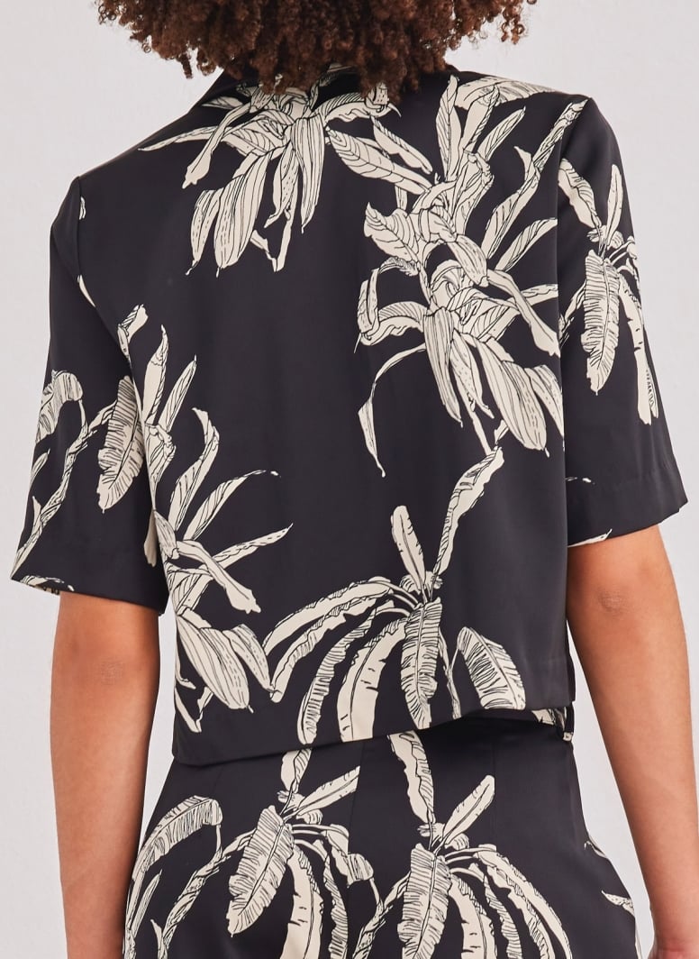 Πουκάμισο σατέν crop AWARE by VERO MODA 10307628