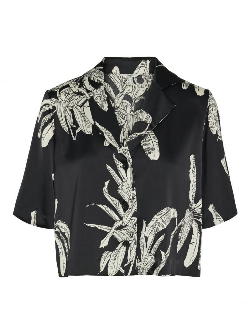 Πουκάμισο σατέν crop AWARE by VERO MODA 10307628