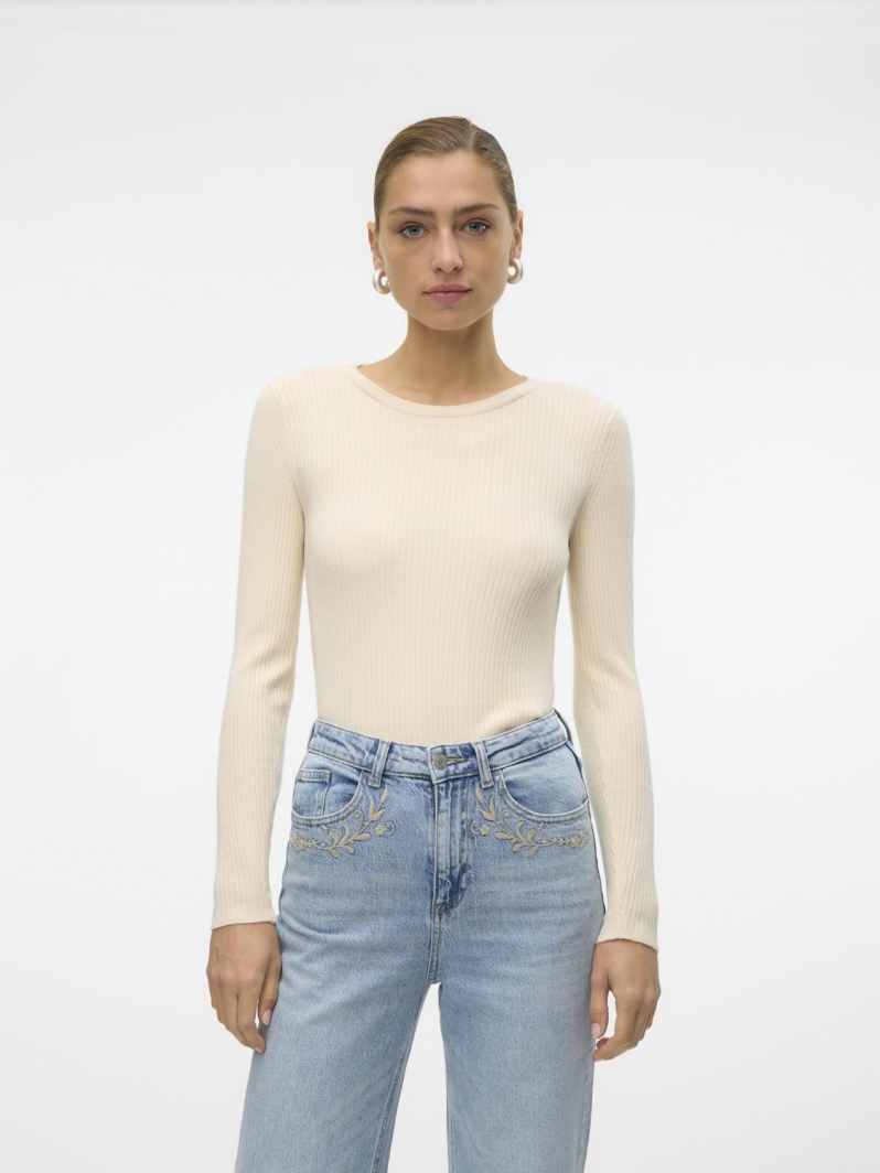 Πουλόβερ εφαρμοστό με ανοιχτή πλάτη VERO MODA 10310575