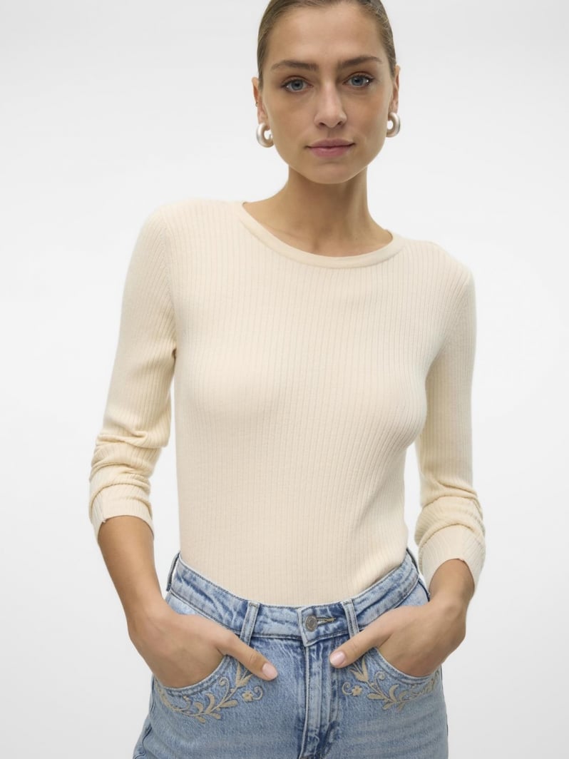 Πουλόβερ εφαρμοστό με ανοιχτή πλάτη VERO MODA 10310575