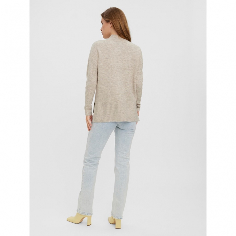 Πλεκτό πουλόβερ ασύμμετρο Vero Moda 10269229