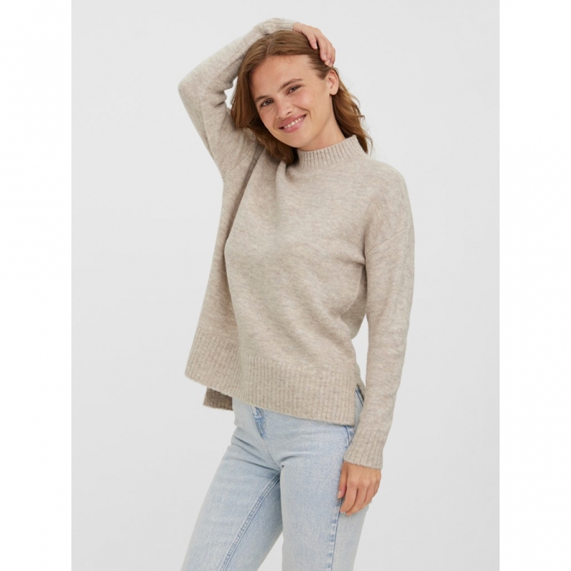 Πλεκτό πουλόβερ ασύμμετρο Vero Moda 10269229