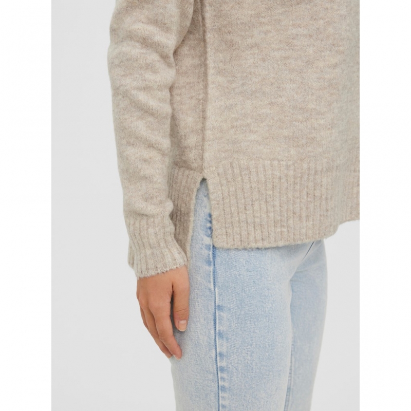 Πλεκτό πουλόβερ ασύμμετρο Vero Moda 10269229