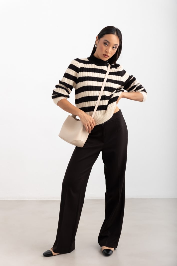 Πουλόβερ με φαρδιές ρίγες Vero Moda 10310901