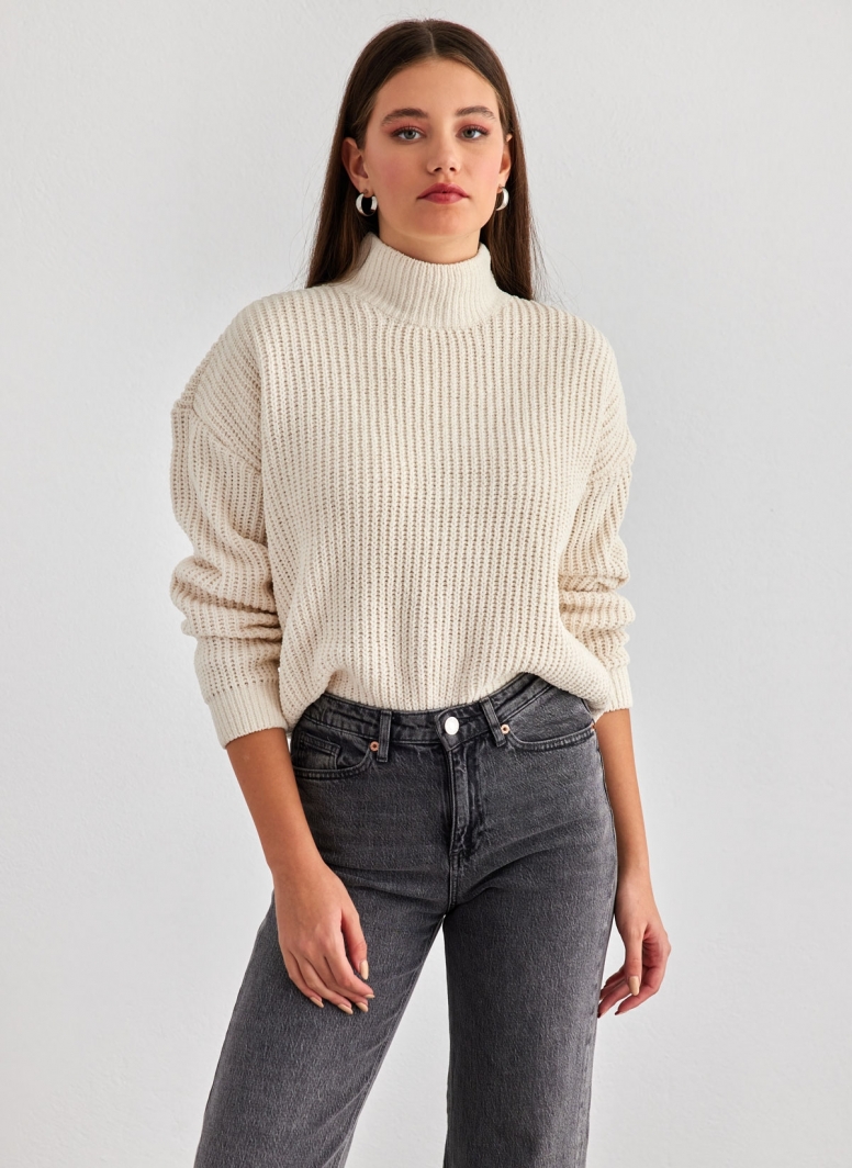 Πουλόβερ με ψηλό γιακά Vero Moda 10291256