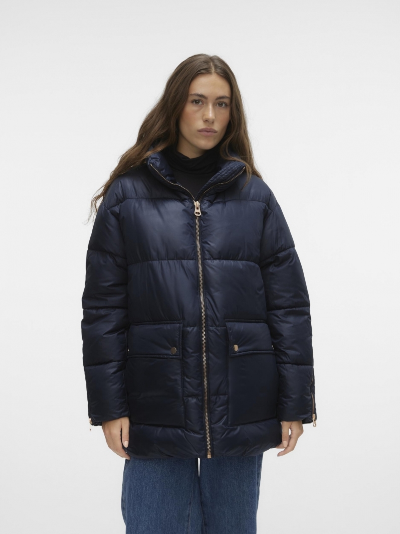 Puffer μπουφάν με εξωτερικές τσέπες Vero Moda 10294979