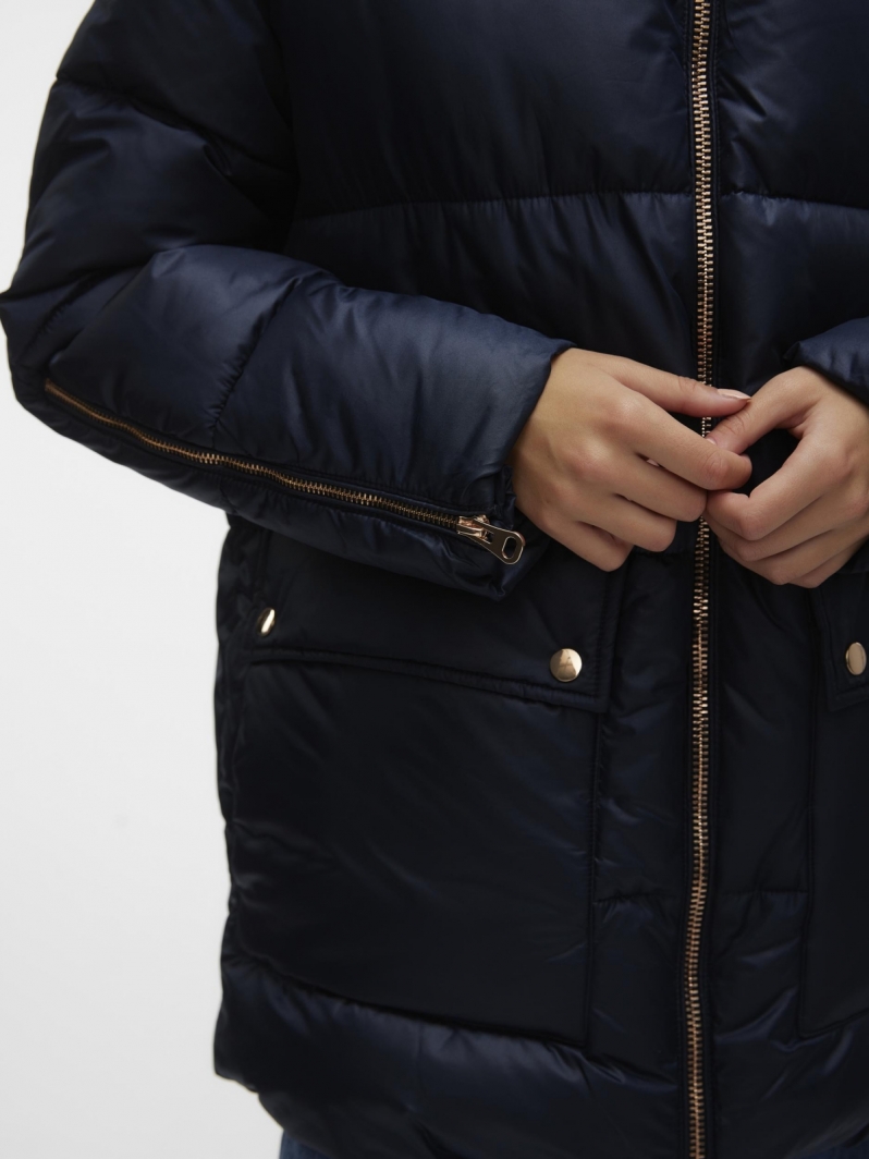 Puffer μπουφάν με εξωτερικές τσέπες Vero Moda 10294979