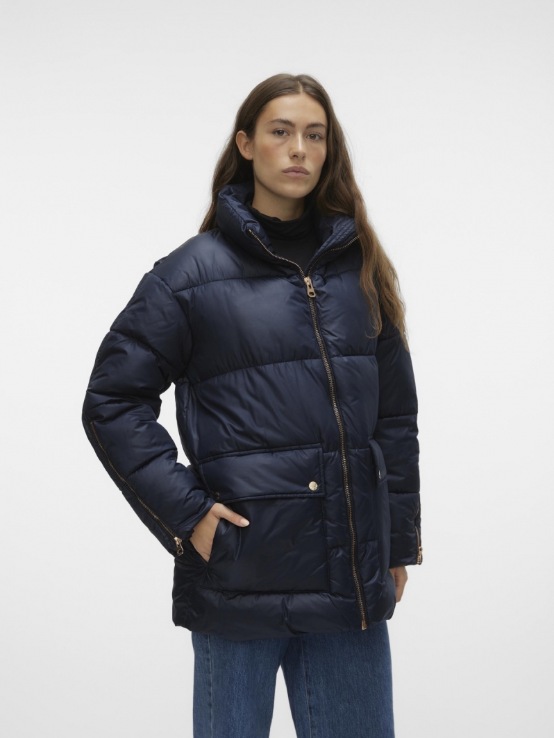 Puffer μπουφάν με εξωτερικές τσέπες Vero Moda 10294979