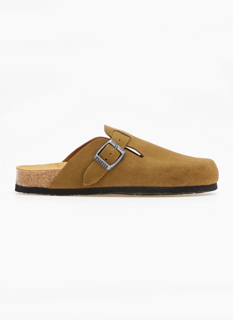 Clogs ανατομικά από δέρμα καστόρι Plakton 181539