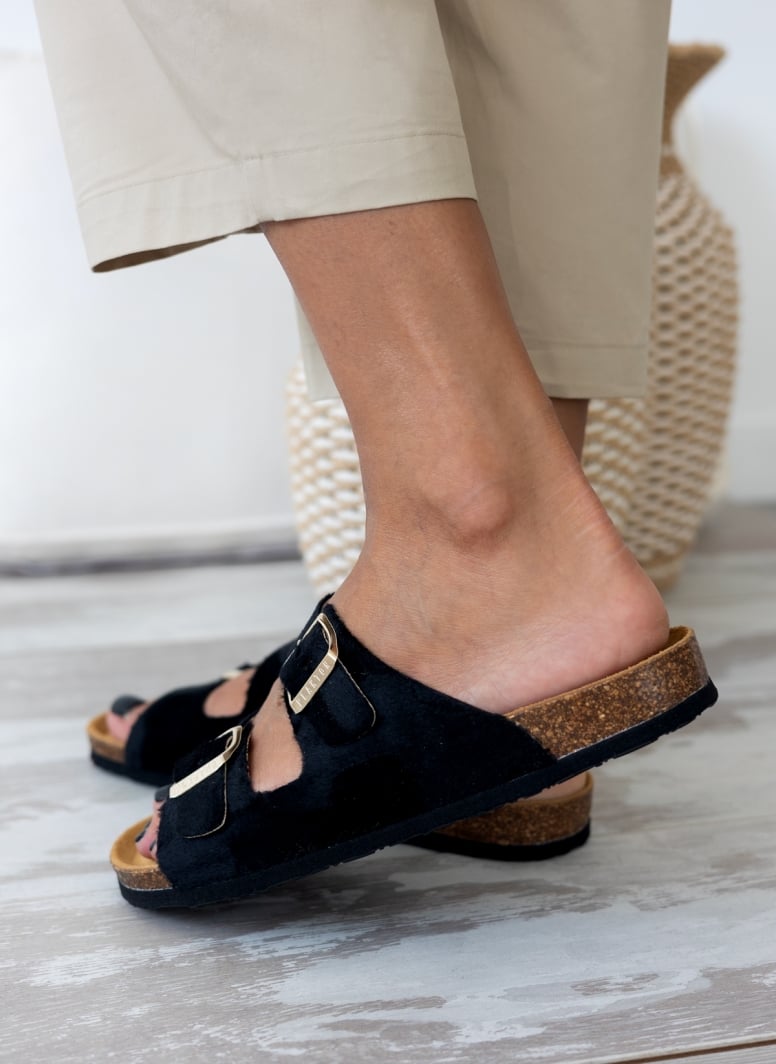 Σανδάλια ανατομικά από συνθετικό ponyskin Plakton 180010