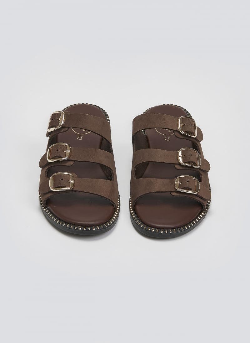 Σανδάλια από γνήσιο δέρμα nubuck Tfp