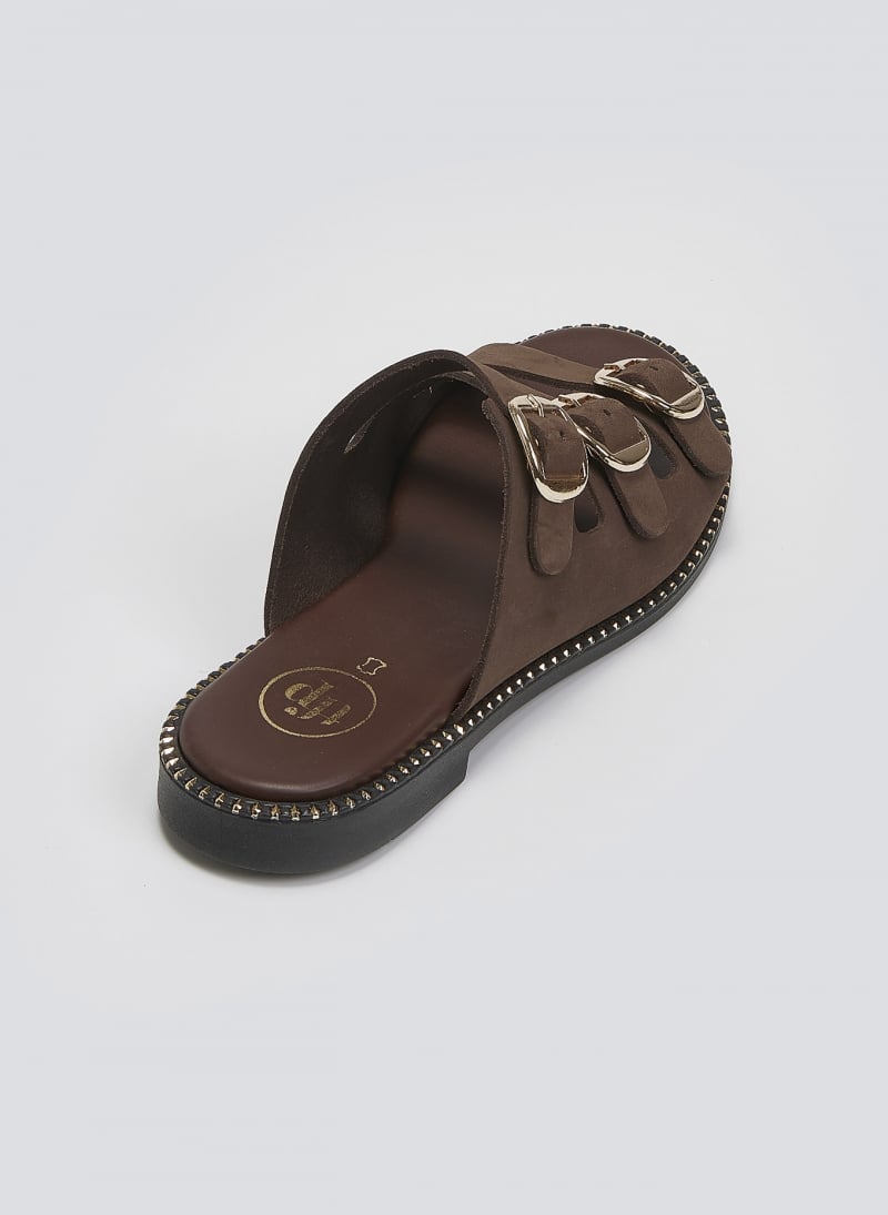 Σανδάλια από γνήσιο δέρμα nubuck Tfp