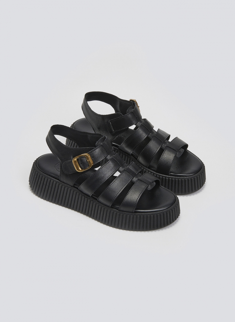 Σανδάλια δερμάτινα gladiator Tfp