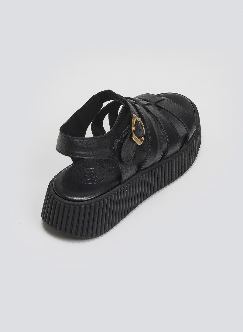 Σανδάλια δερμάτινα gladiator Tfp