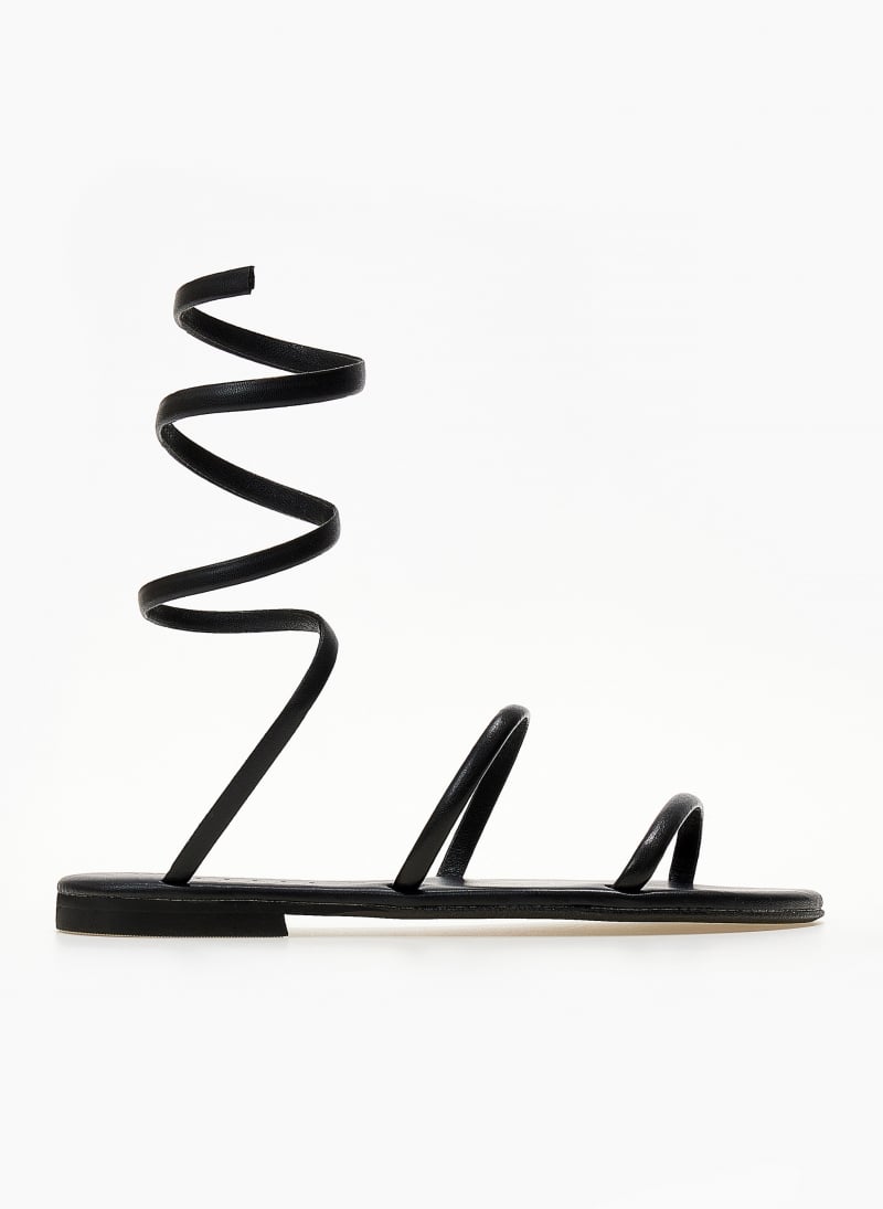 Σανδάλια δερμάτινα με δέσιμο Iris Sandals