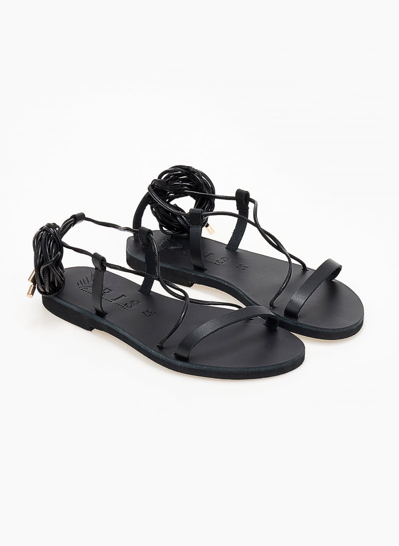 Σανδάλια δερμάτινα με κορδόνια Iris Sandals