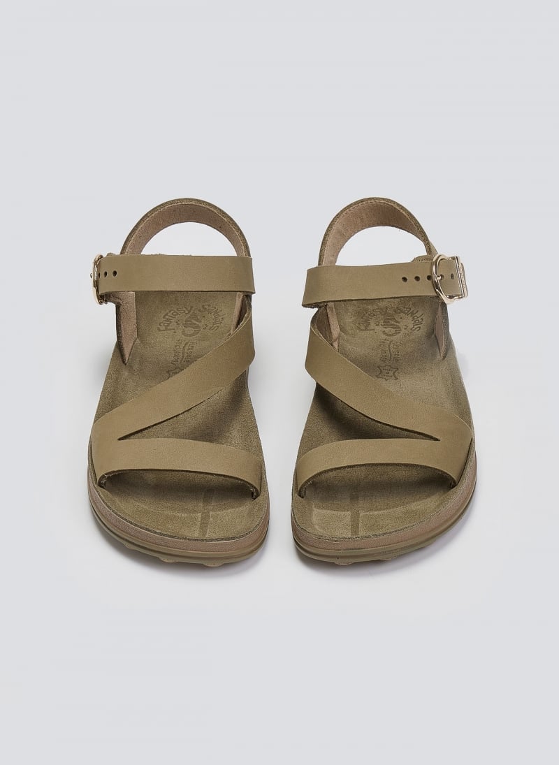 Σανδάλια δερμάτινα με δέσιμο EMMA FANTASY SANDALS