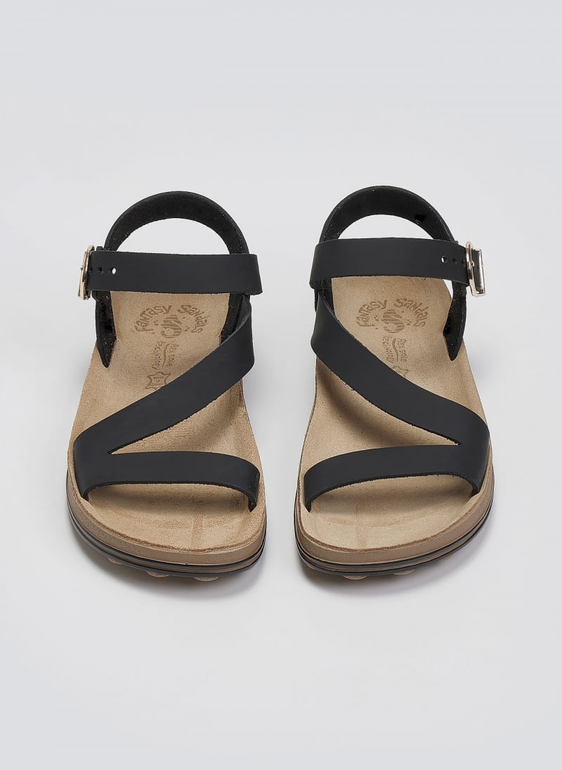 Σανδάλια δερμάτινα με δέσιμο EMMA FANTASY SANDALS
