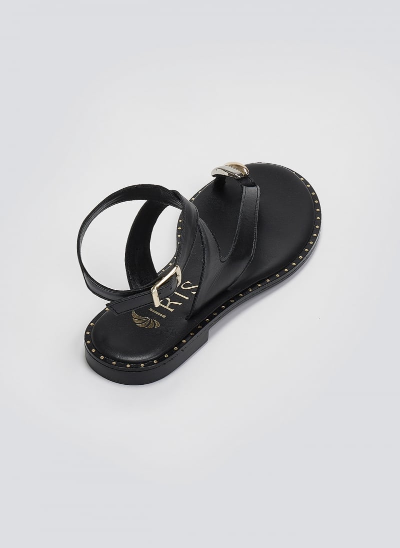 Σανδάλια δερμάτινα με μέταλλο Iris Sandals