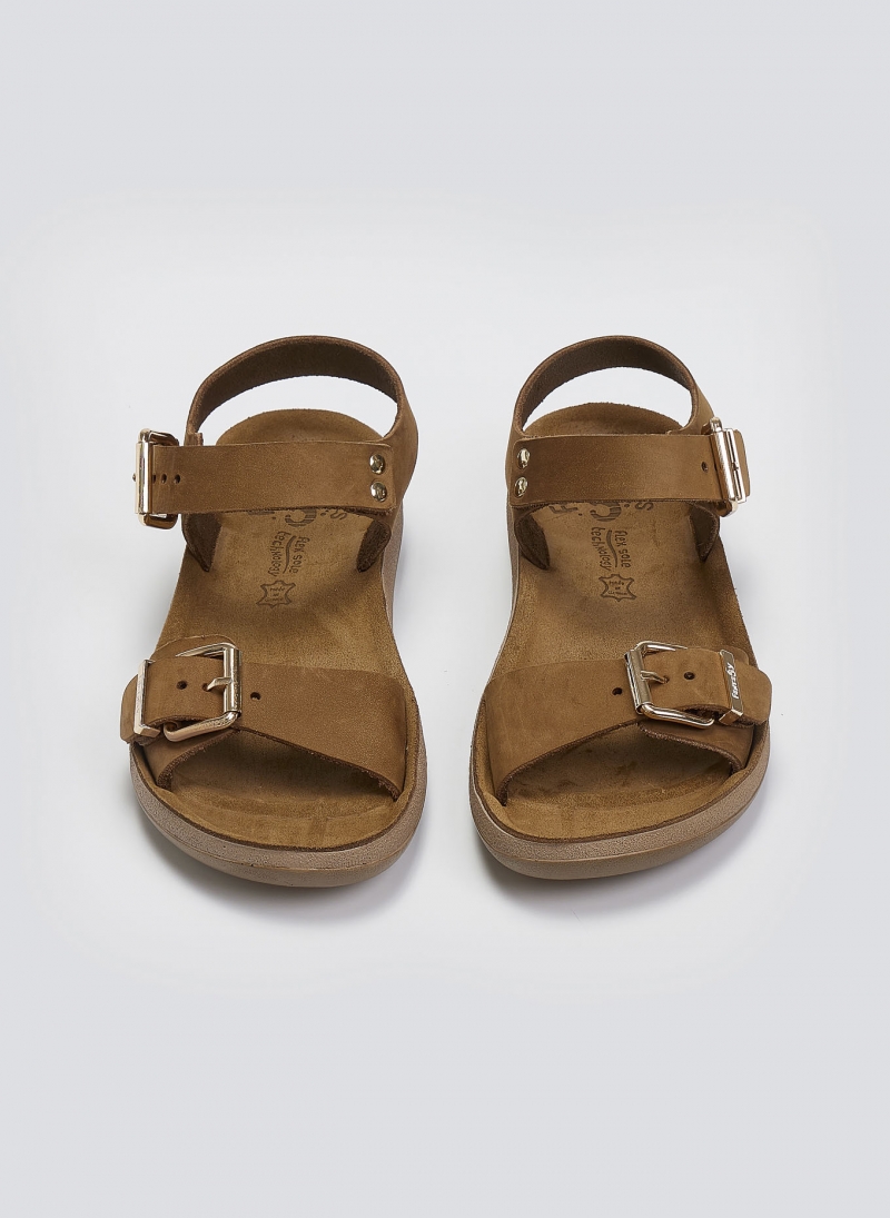 Σανδάλια δερμάτινα με μπαρέτα PANAGIOTA FANTASY SANDALS