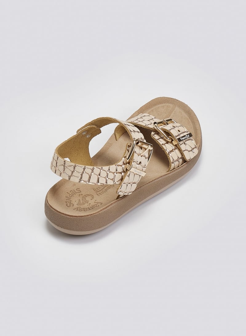 Σανδάλια δερμάτινα με pattern PANAGIOTA FANTASY SANDALS