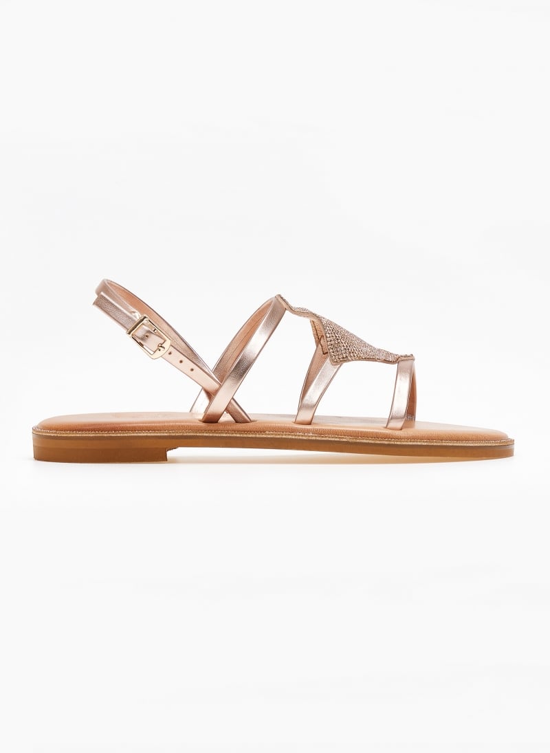 Σανδάλια δερμάτινα με στρας Iris Sandals