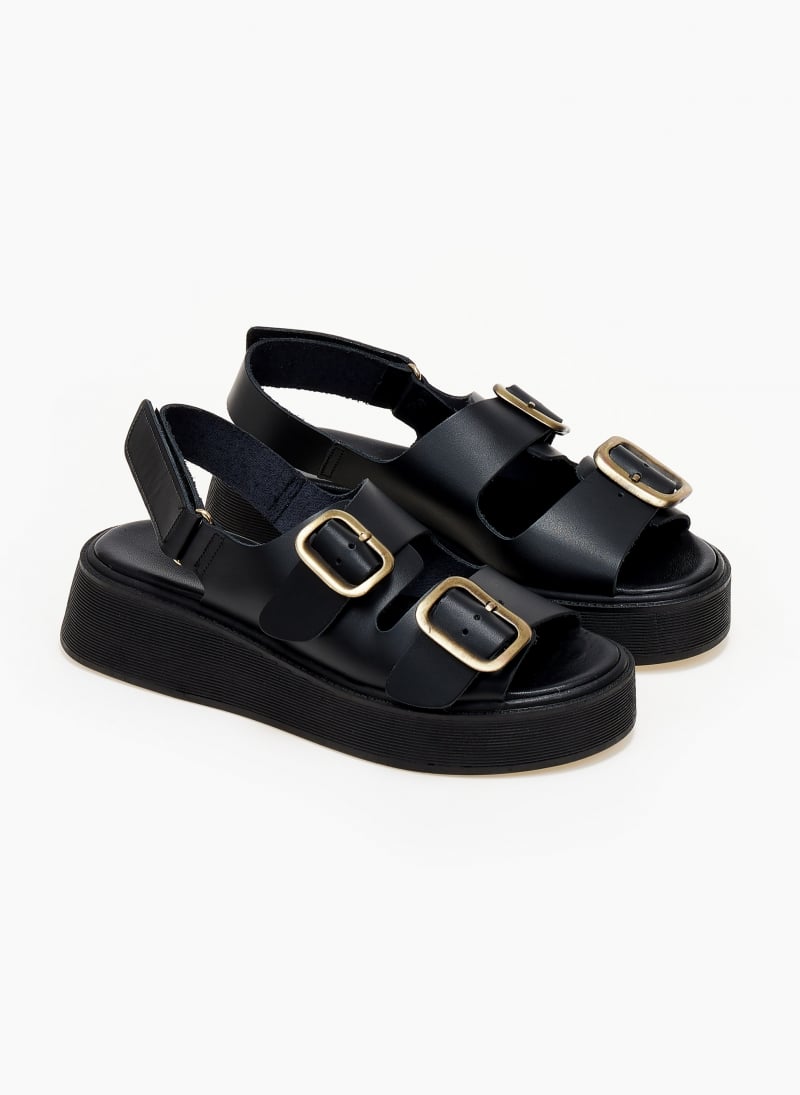 Σανδάλια flatforms δερμάτινα με velcro Iris Sandals