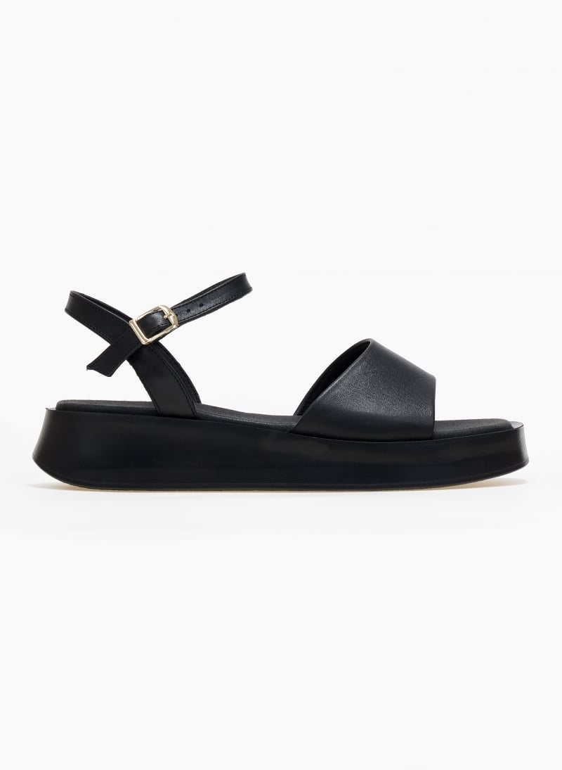 Σανδάλια flatforms δερμάτινα Ragazza 01160
