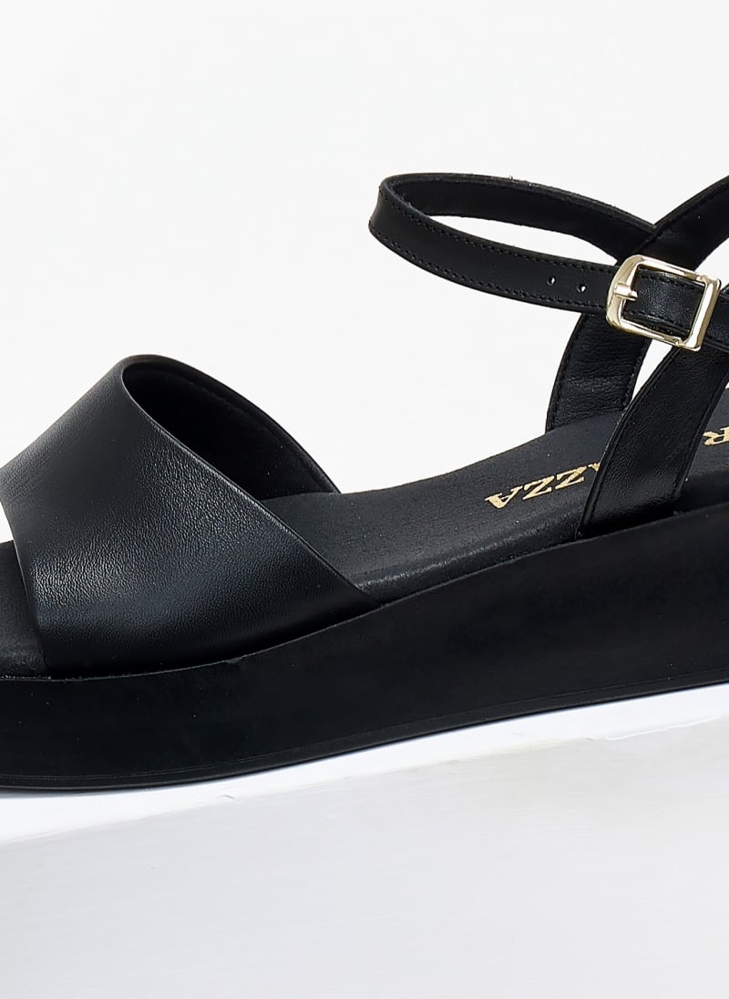 Σανδάλια flatforms δερμάτινα Ragazza 01160