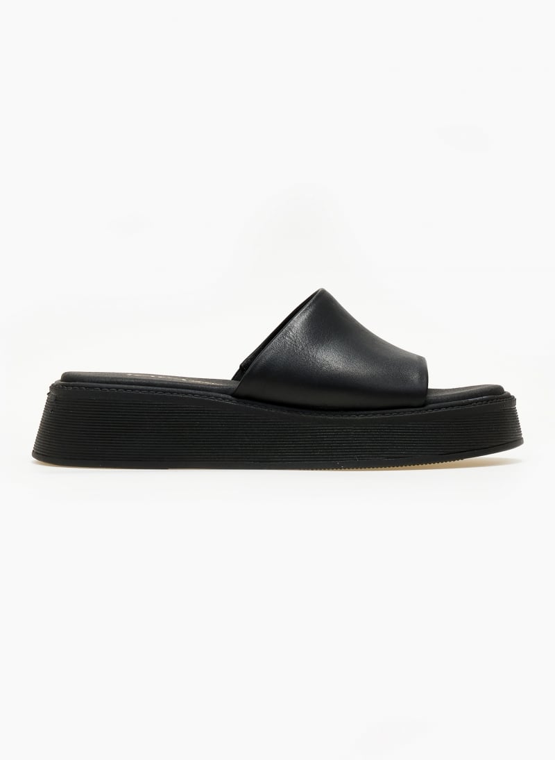 Σανδάλια flatforms δερμάτινα Ragazza 01235