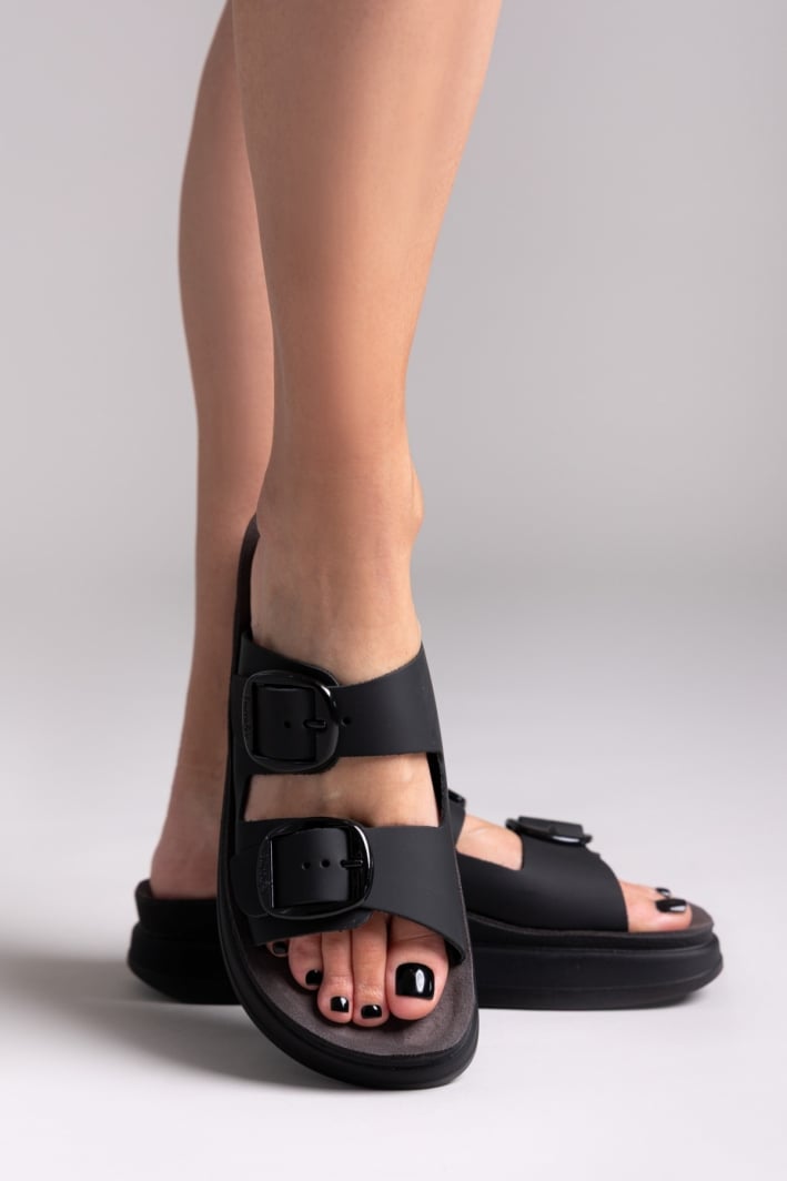 Σανδάλια flatforms δερμάτινα ZEFI FANTASY SANDALS