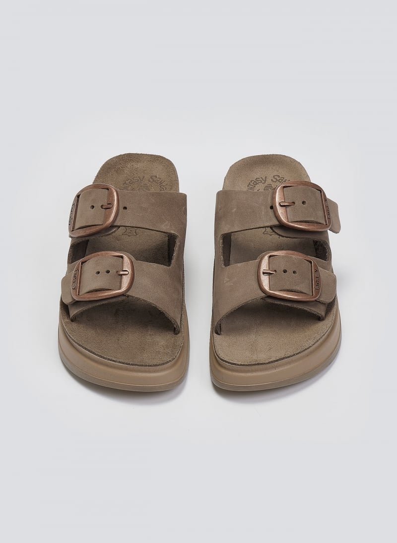 Σανδάλια flatforms δερμάτινα ZEFI FANTASY SANDALS