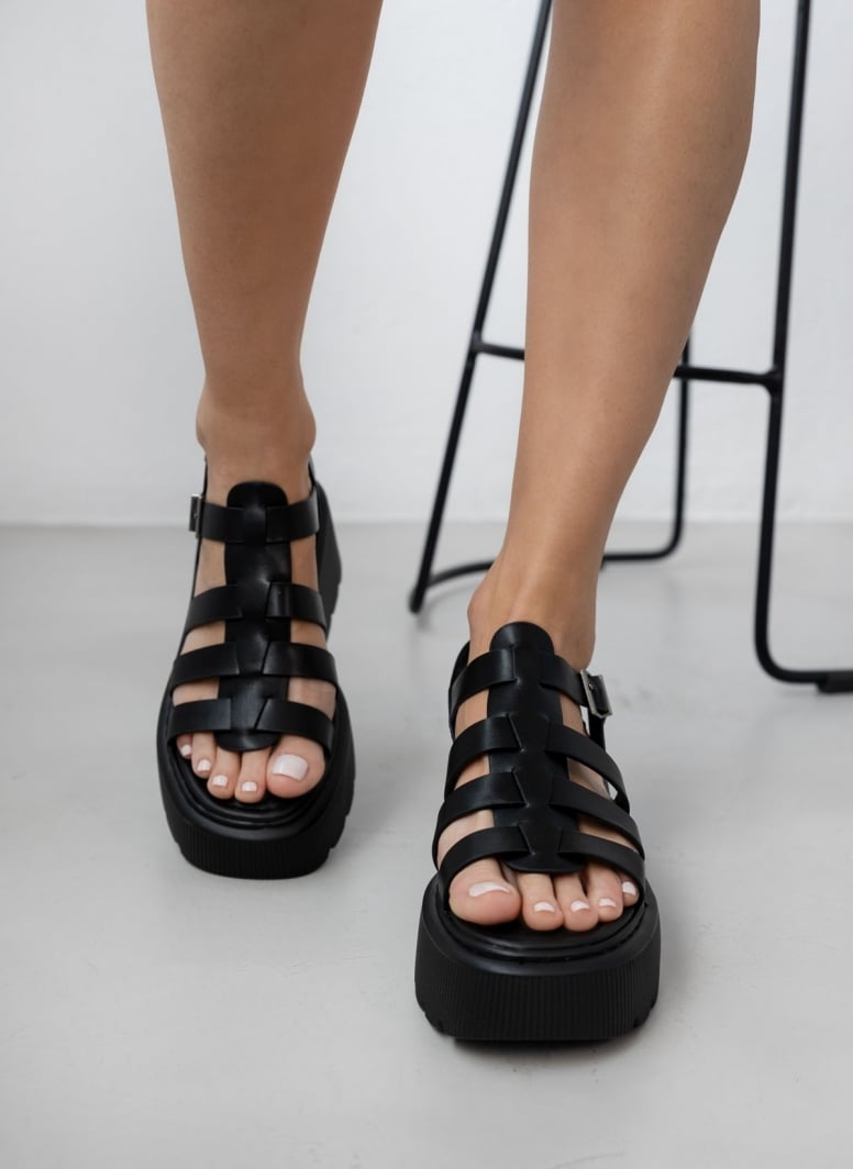 Σανδάλια flatforms gladiator 171862