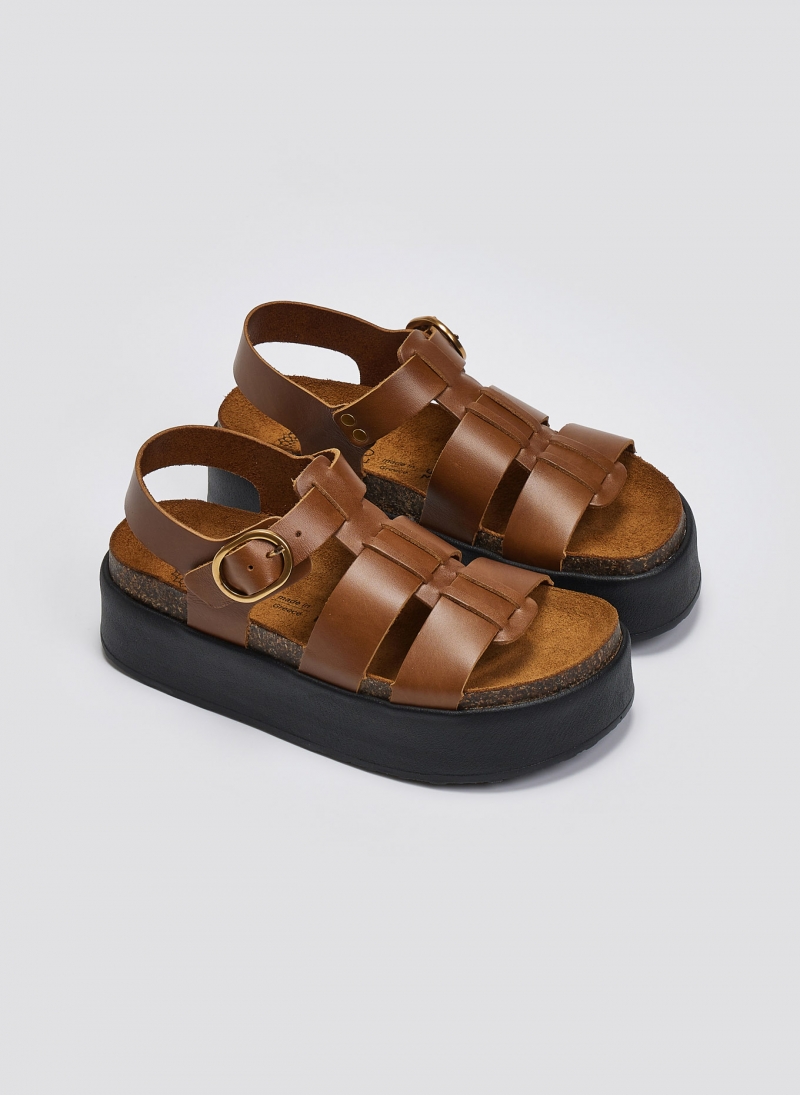 Σανδάλια flatforms gladiator ATENEO