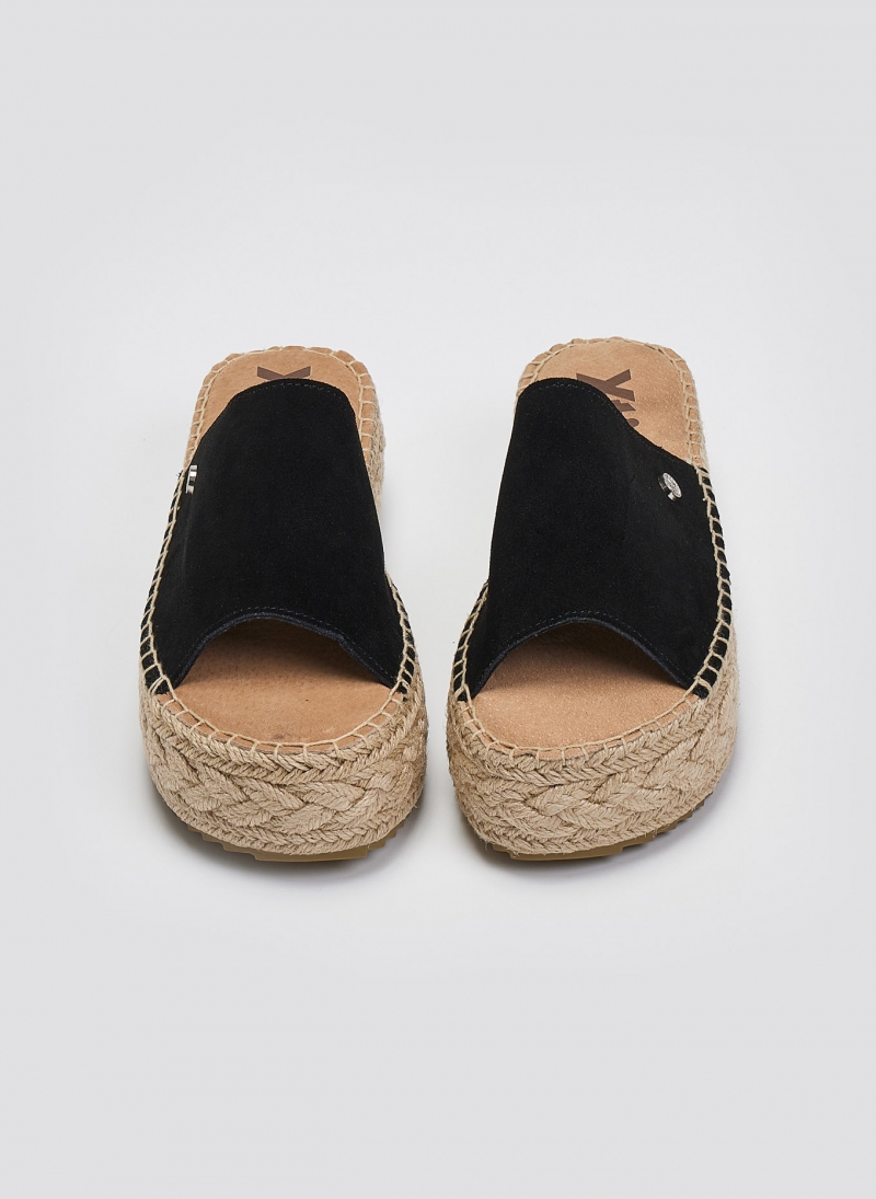 Σανδάλια flatforms καστόρινα Xti 143639
