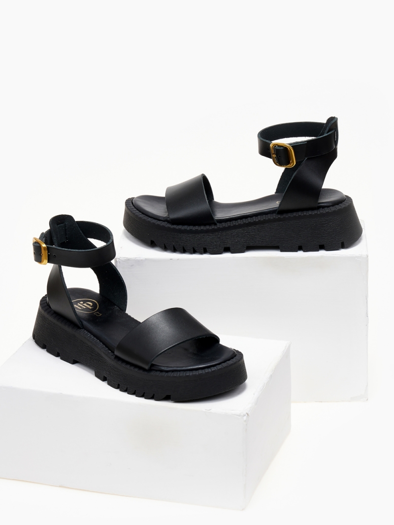 Σανδάλια flatforms με μπαρέτα TFP