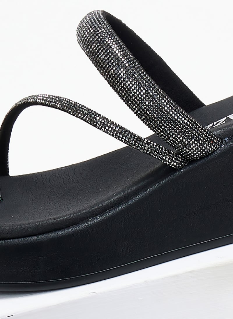 Σανδάλια flatforms με στρας 01130 Ragazza