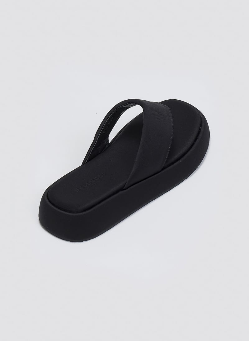 Σανδάλια flatforms υφασμάτινα