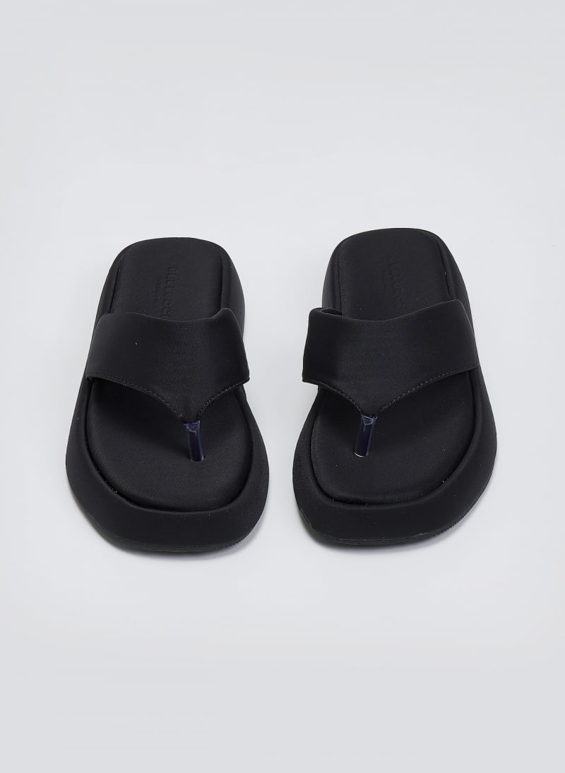Σανδάλια flatforms υφασμάτινα