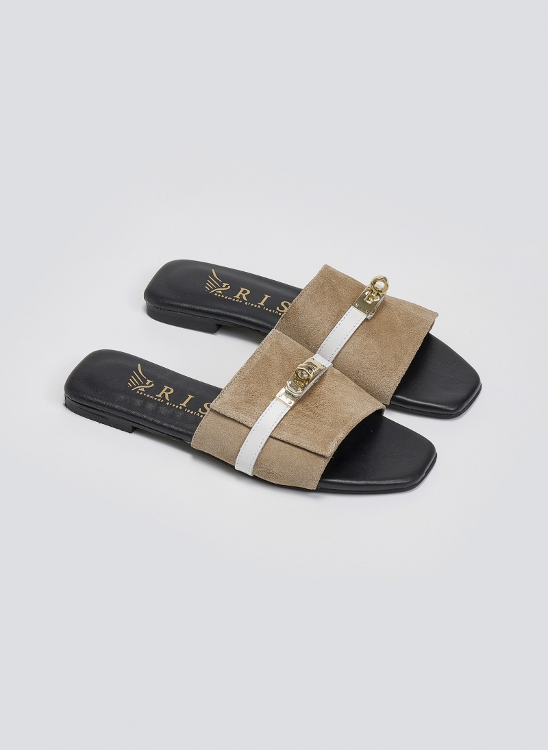 Σανδάλια καστόρινα με λουράκι Iris Sandals