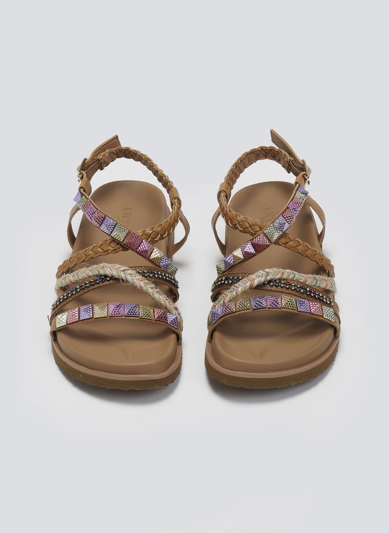 Σανδάλια με boho λουράκια ERYNN