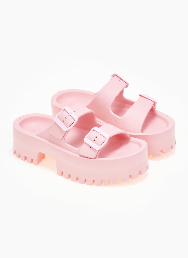 Σανδάλια platforms sporty με φάσες